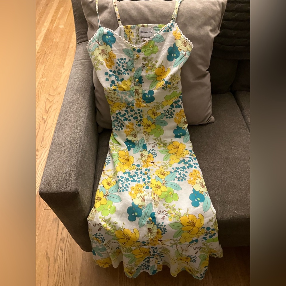 Vibrant Floral Spaghetti Strap Dress